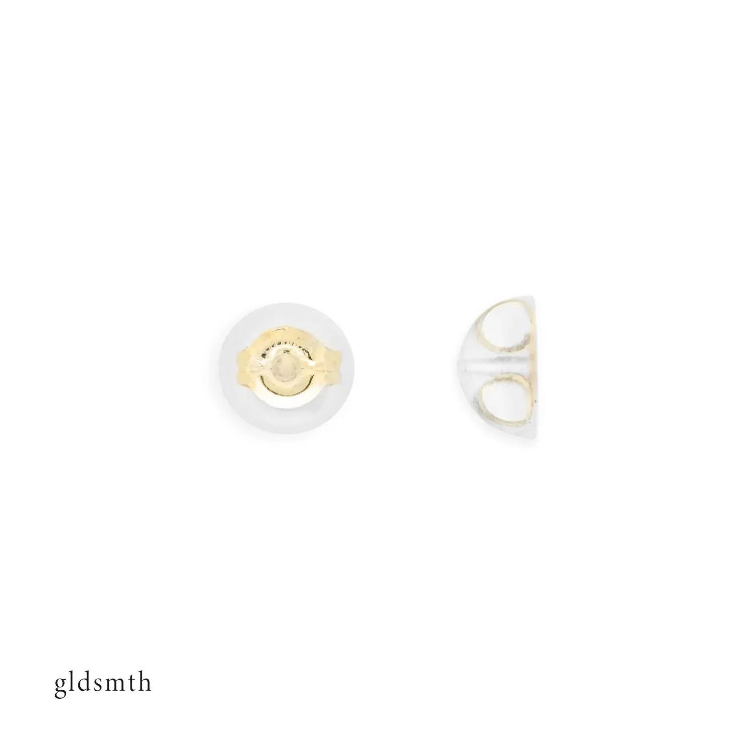 14k Gold Dot Cross Studs