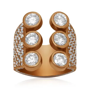 14k Yellow Gold Majestic Diamond Eternity Band 4.48 Ctw