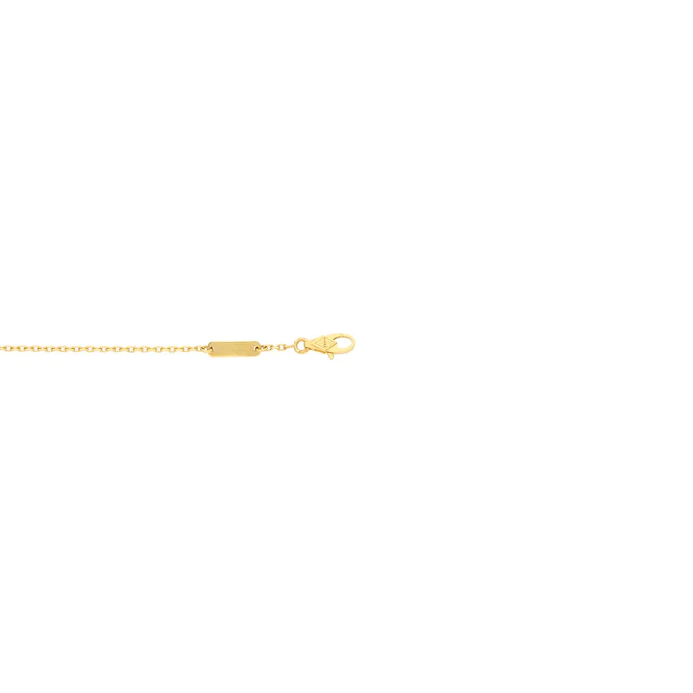 18ct Yellow Gold Diamond Flower Bracelet