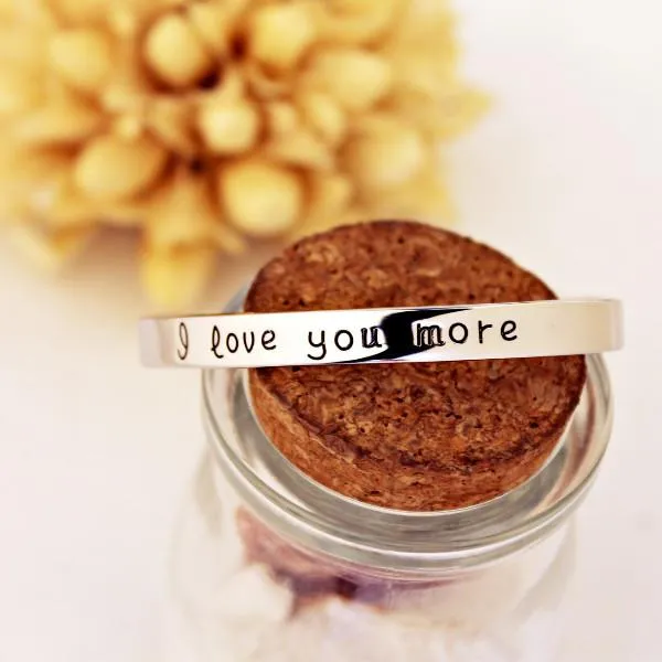 18k Gold Plated - I Love You More Bangle