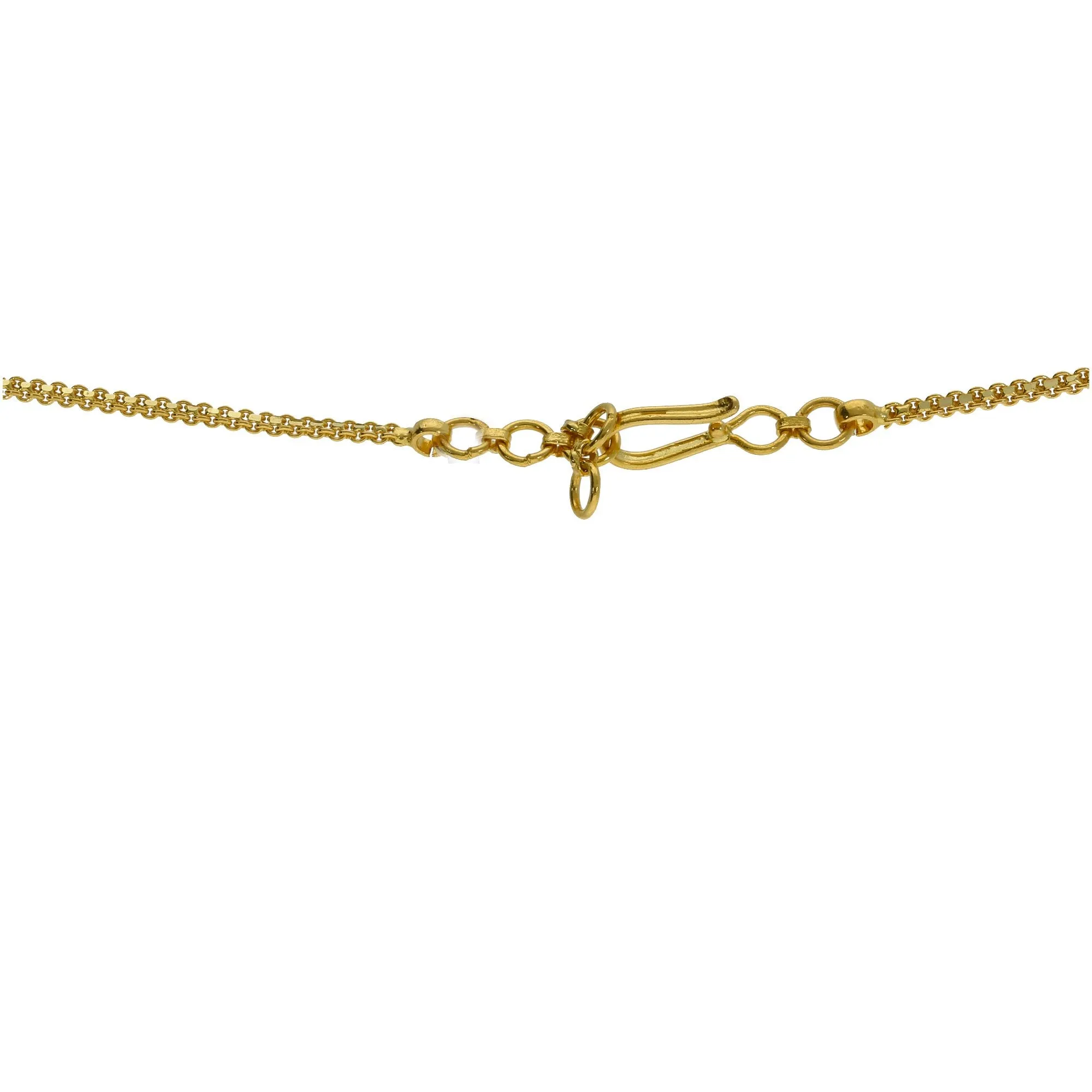 22K Yellow Gold Necklace & Earrings Set W/ Scallop Pendants & Multi Ball Strands