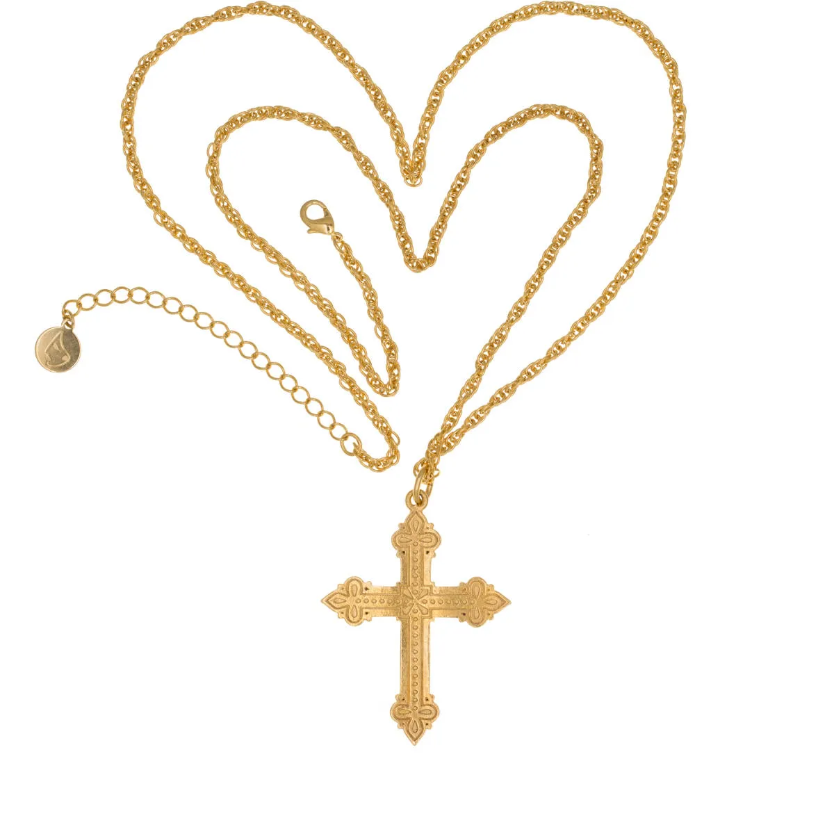 Agape - Ashkhen Long Cross Necklace