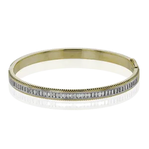 Bangle in 18k Gold with Diamonds LB2455 WHITE 18K X 2T