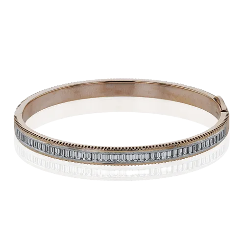 Bangle in 18k Gold with Diamonds LB2455 WHITE 18K X 2T