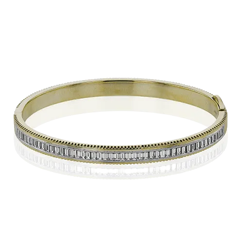 Bangle in 18k Gold with Diamonds LB2455 WHITE 18K X 2T