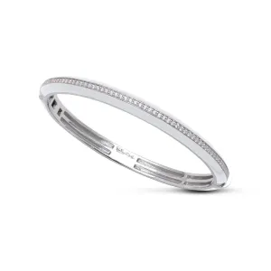 Belle Etoile Tenuto Bangle - White