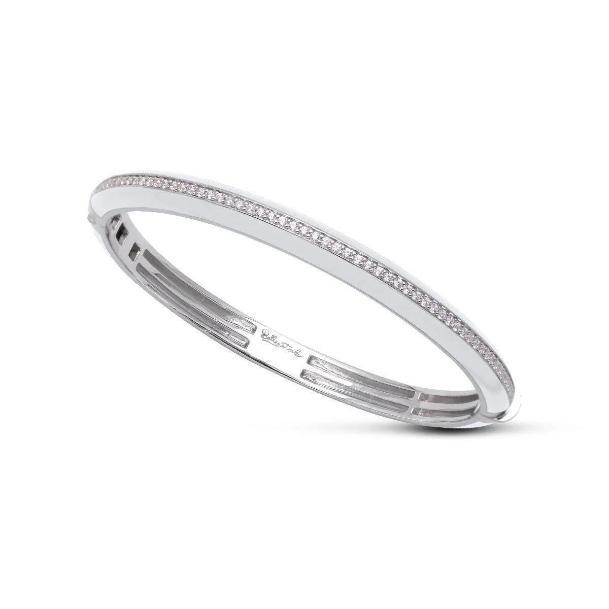 Belle Etoile Tenuto Bangle - White