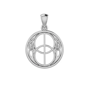 Beyond the sacred and real ~ Chalice Well Sterling Silver Pendant TP3272