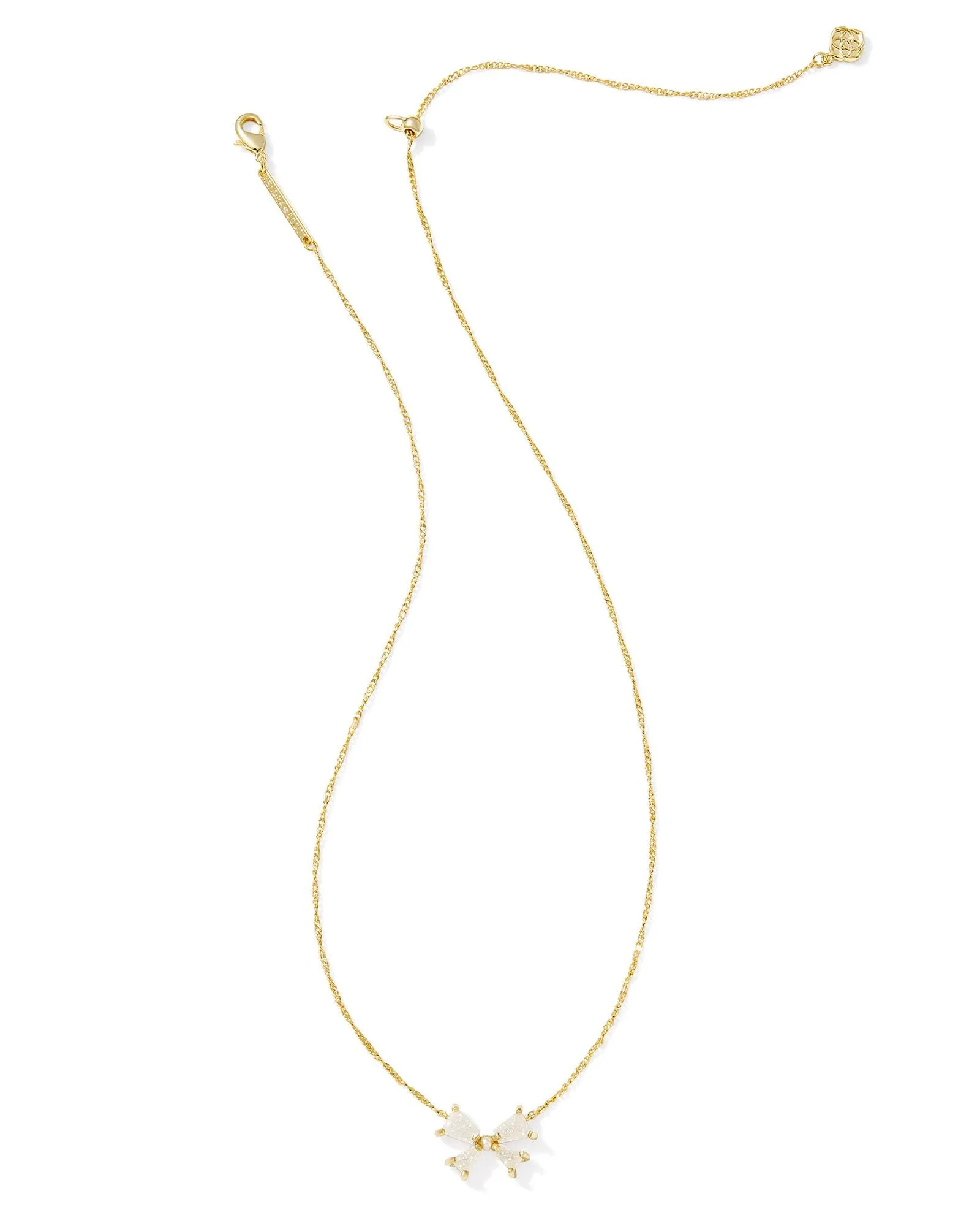 Blair Bow Small Short Pendant