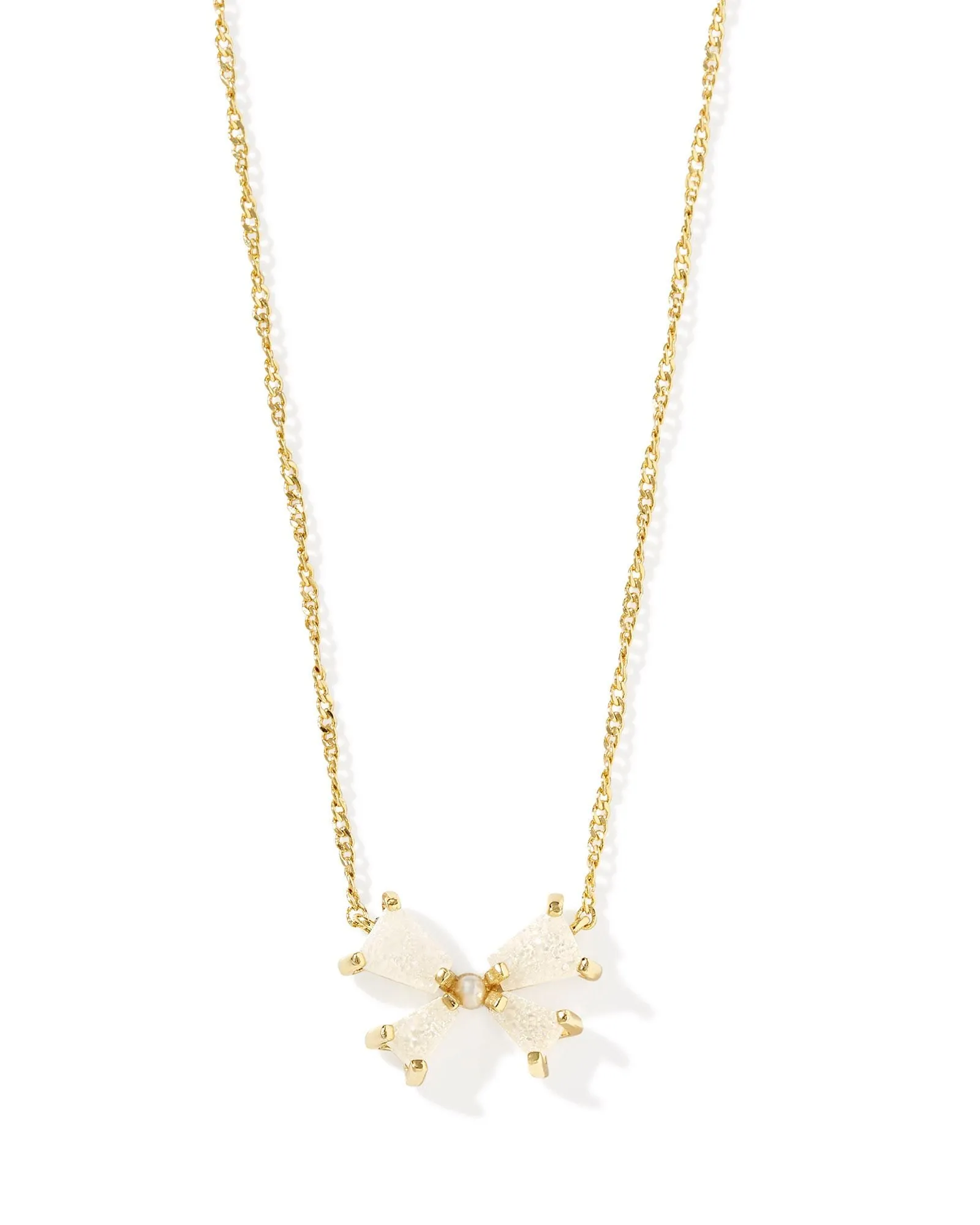 Blair Bow Small Short Pendant