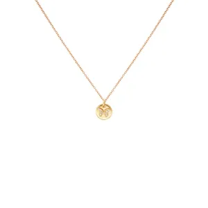 Butterfly Medallion Necklace