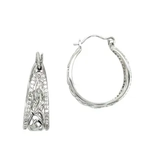 Celtic Knot Hoop Earrings