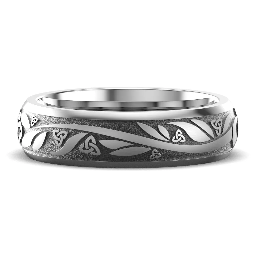 Claddagh Wedding Ring ASI-UCL2-TITAN6M - TITANIUM