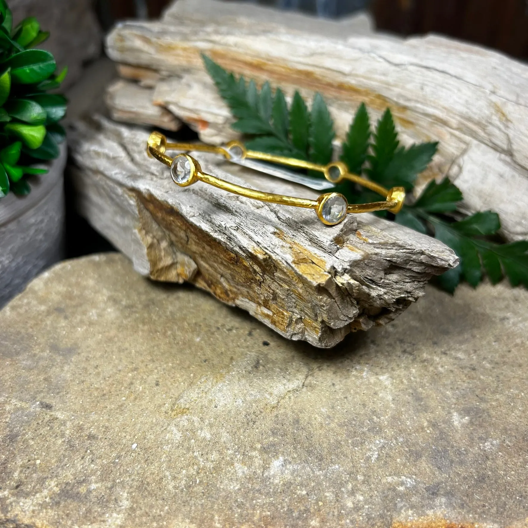 Clear Crystal Milano Bangle