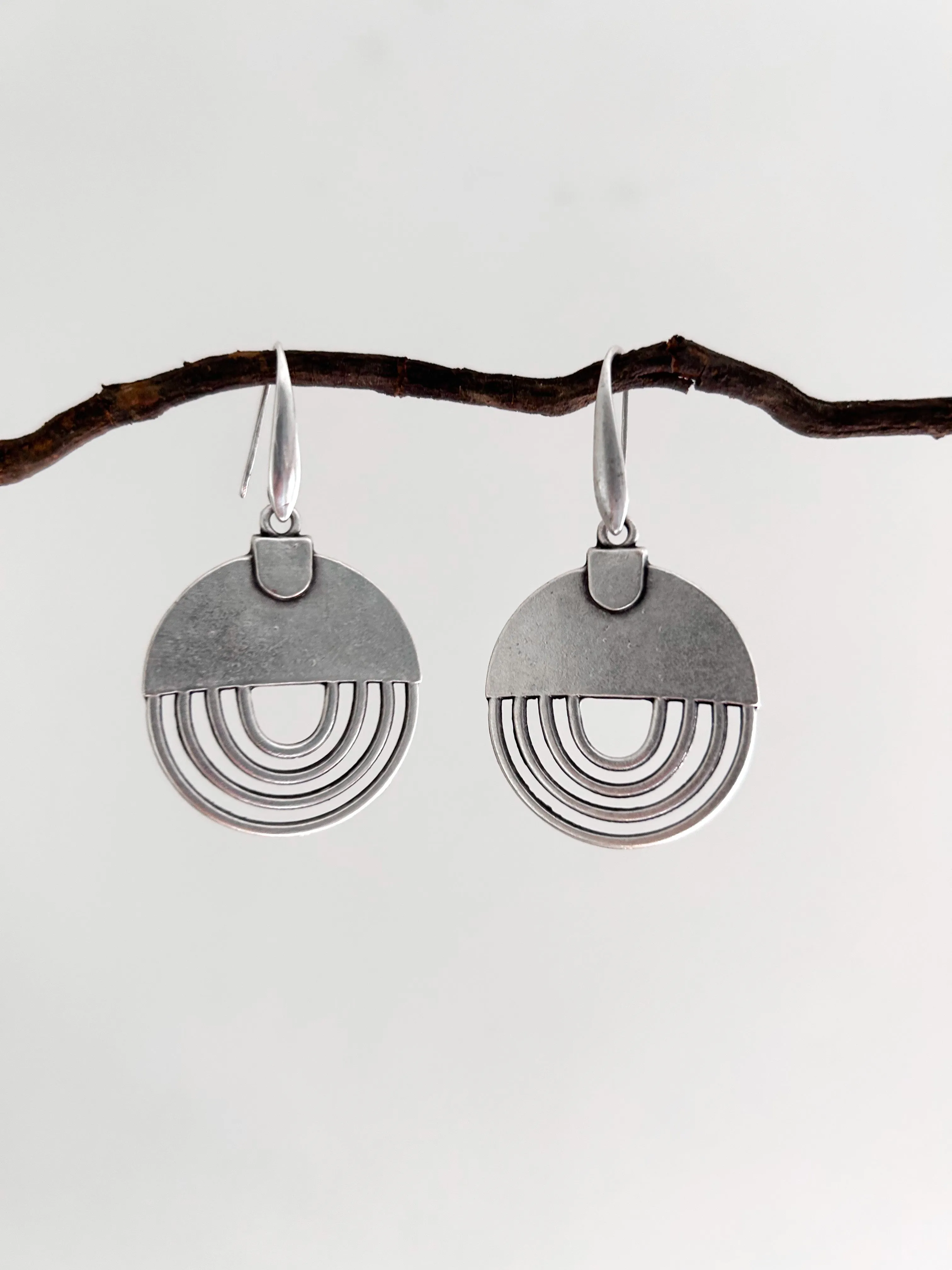 Concentric Rings Earrings