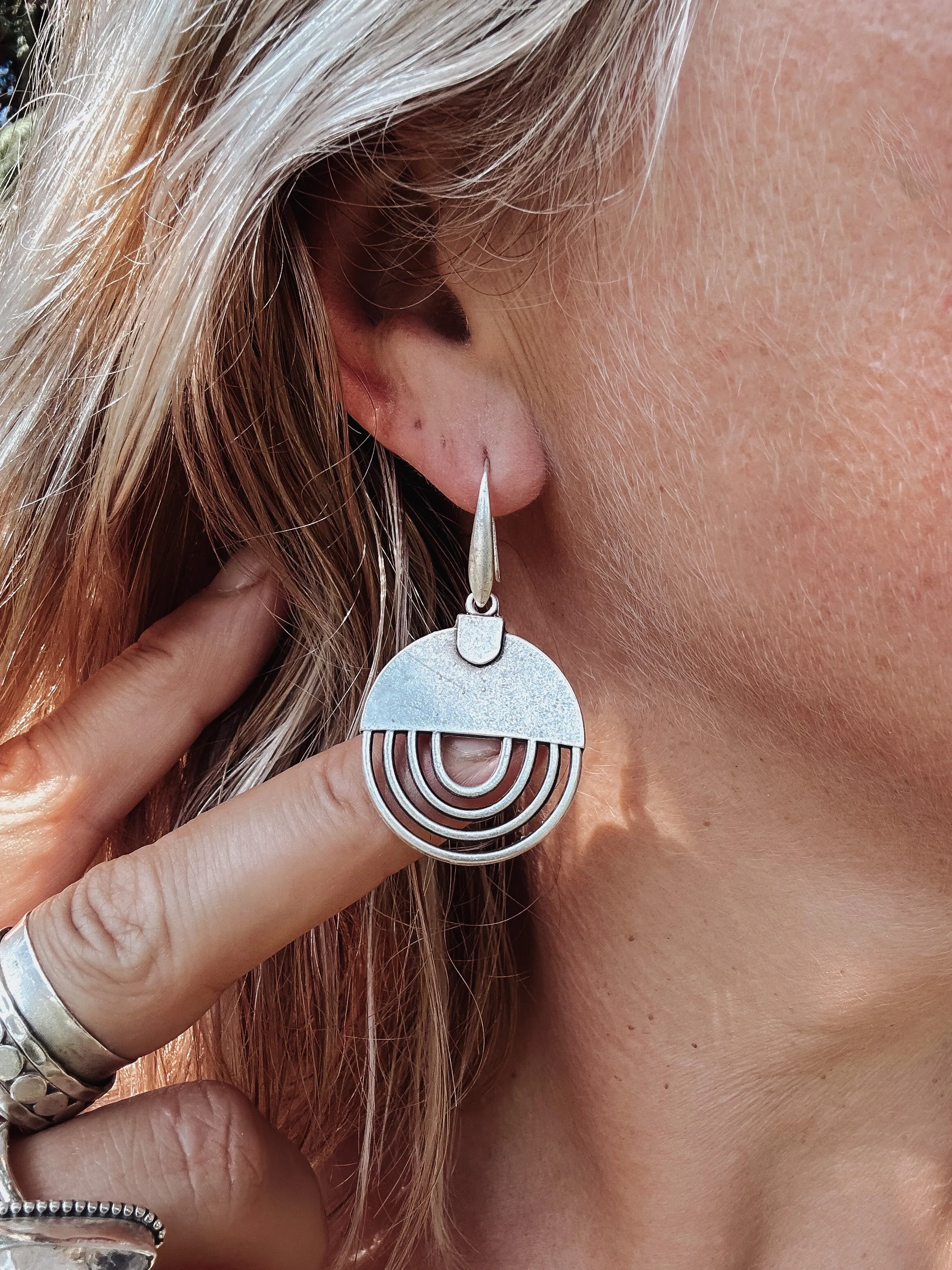 Concentric Rings Earrings