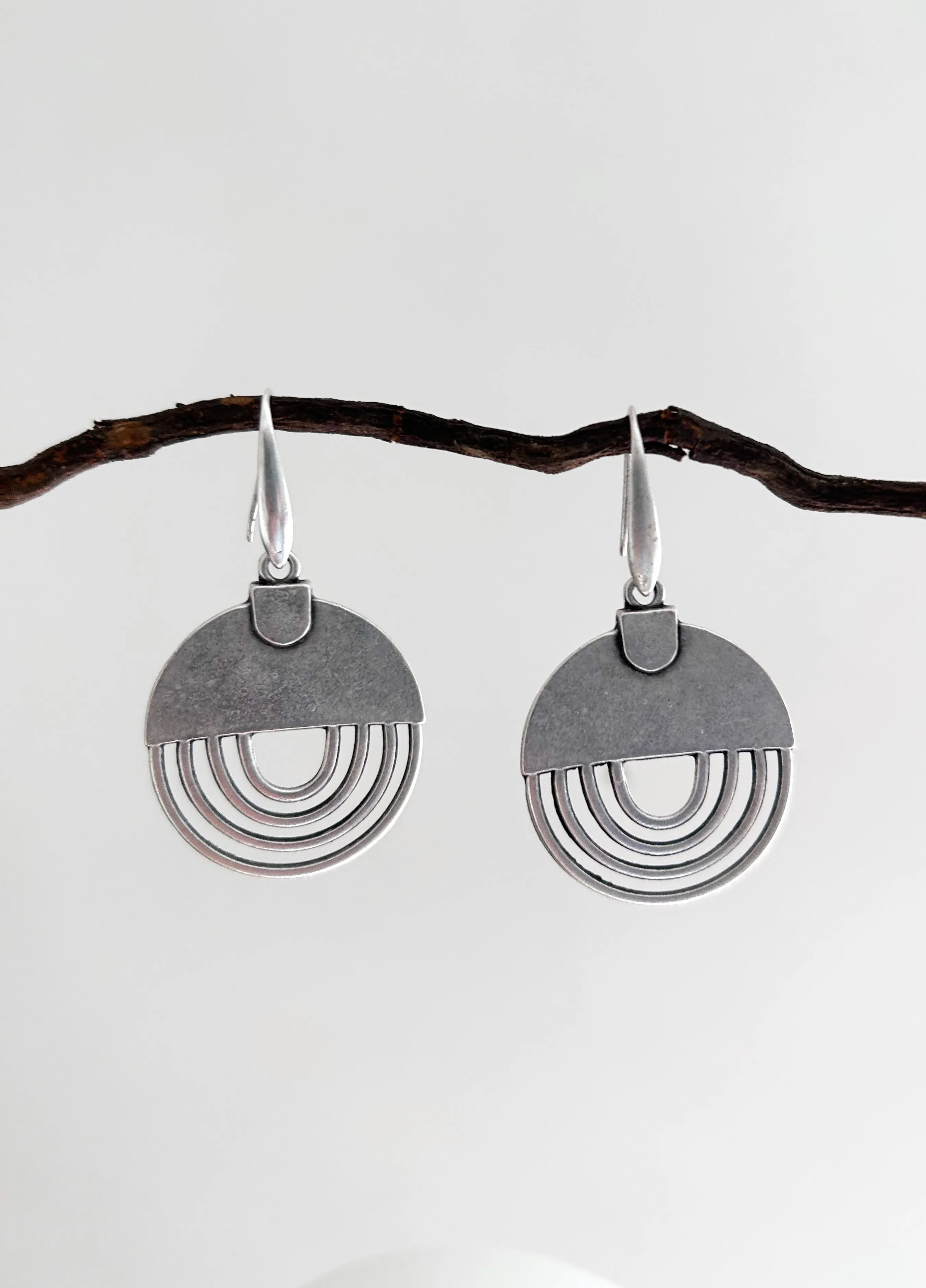 Concentric Rings Earrings