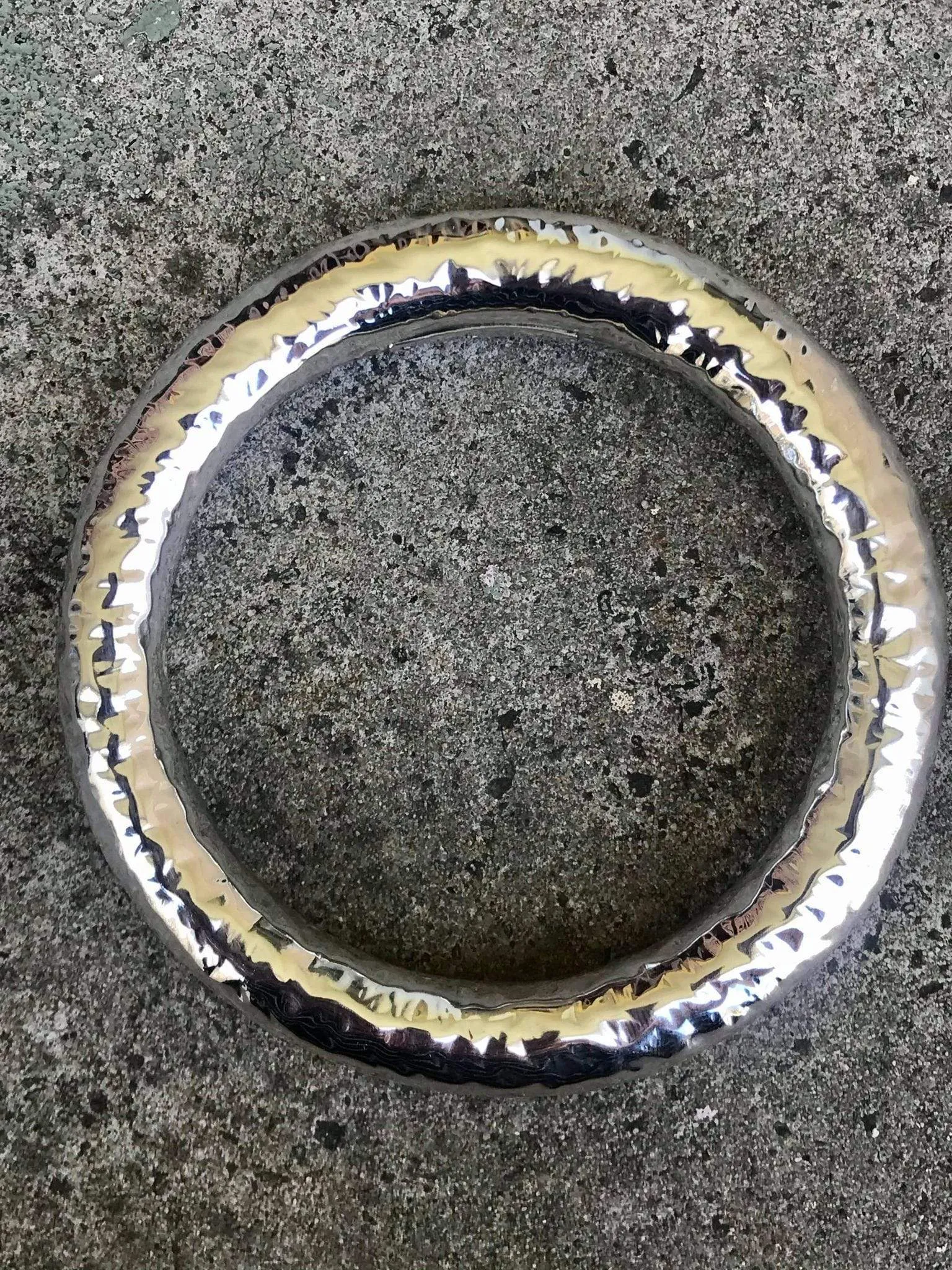 Contempo Beaten Bangle 14 MM