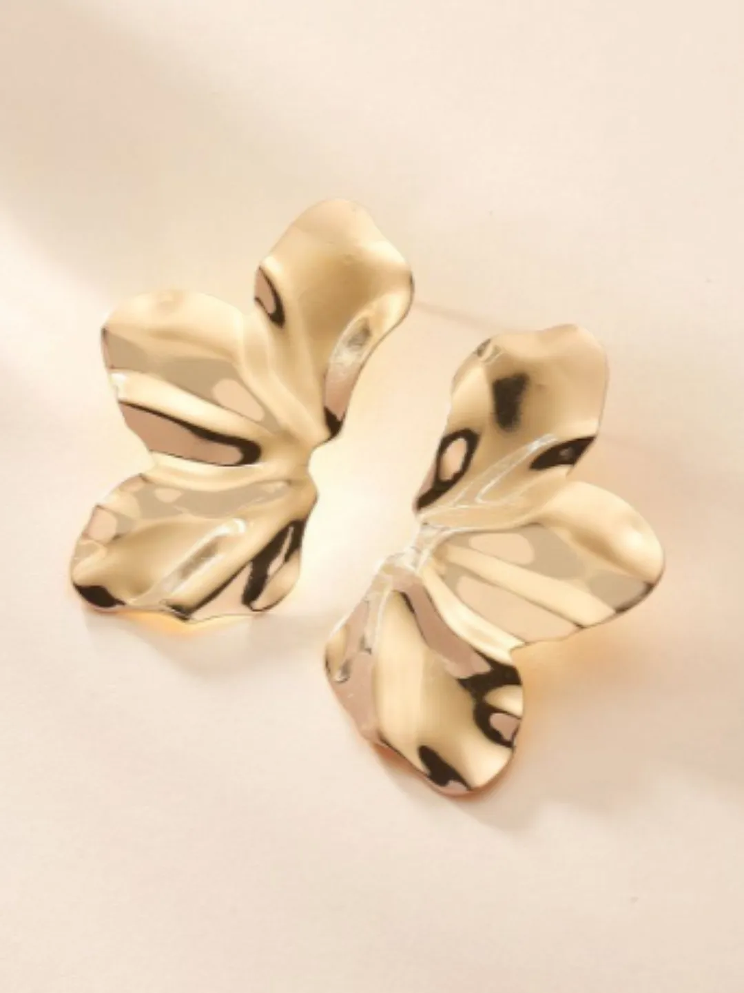 Contemporary Earrings - Gold