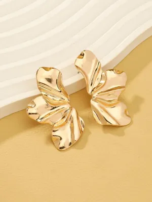 Contemporary Earrings - Gold