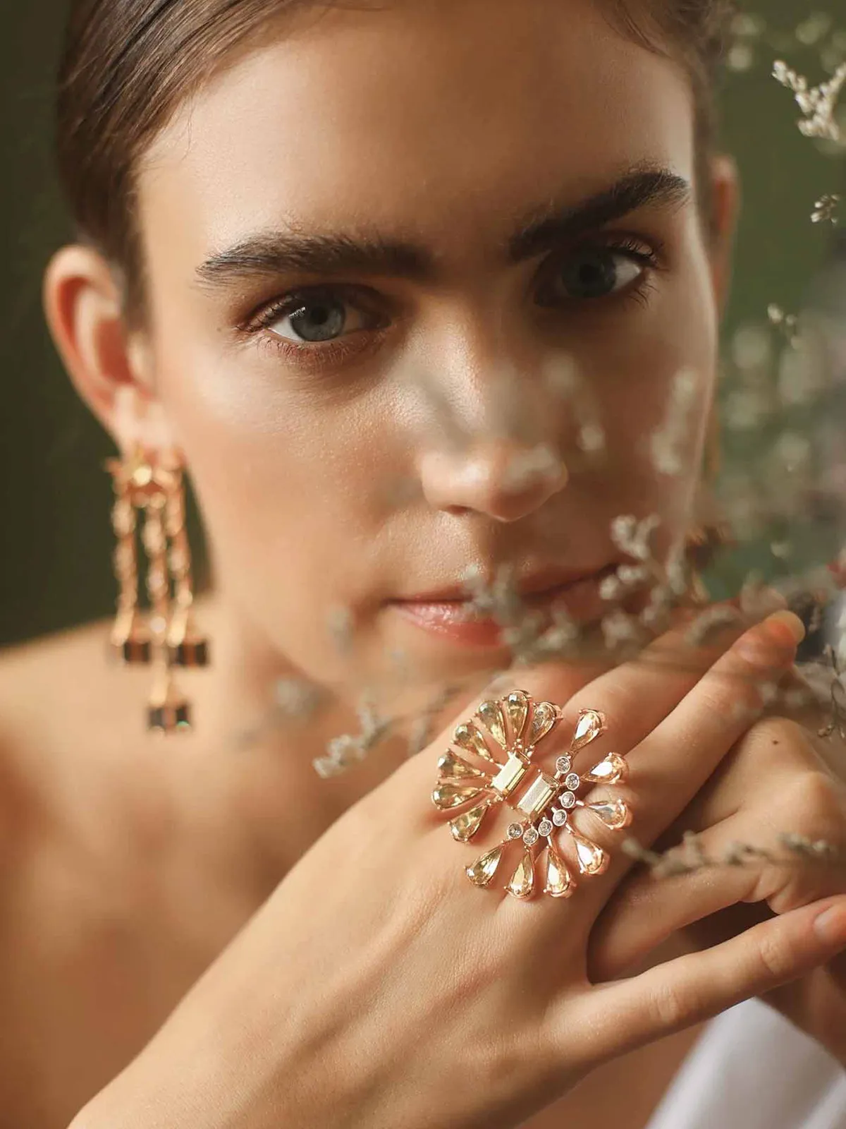 Crystal Splash Ring