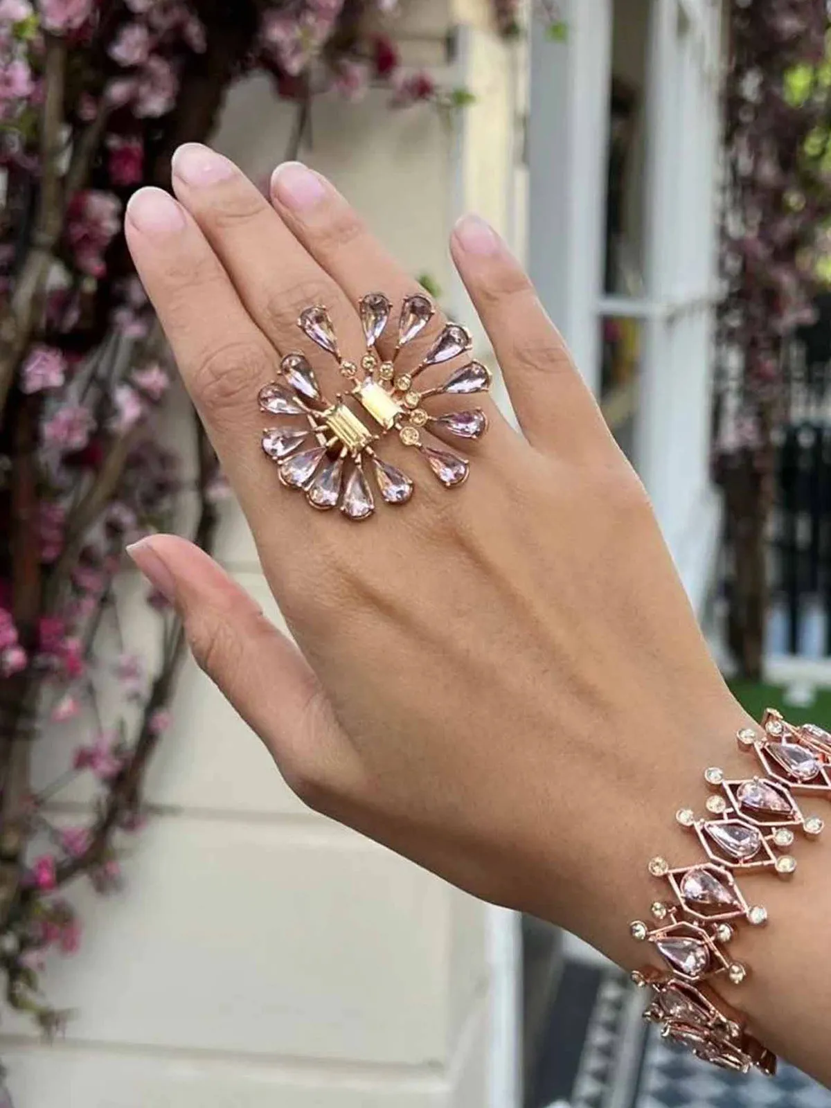 Crystal Splash Ring
