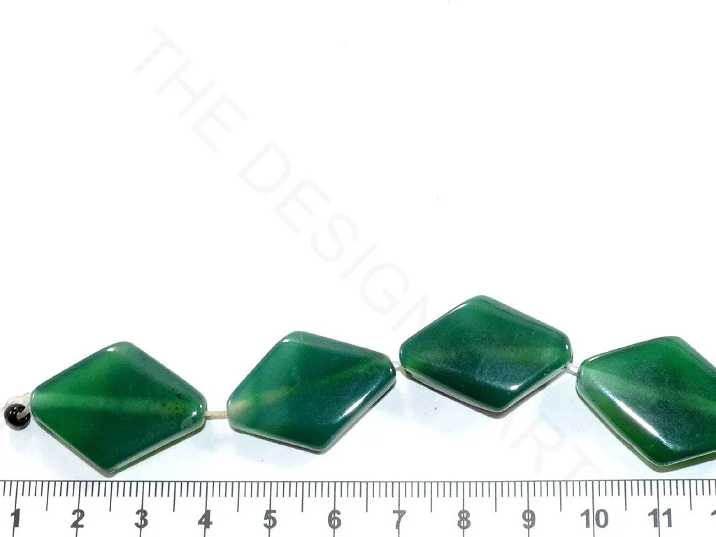 Dark Green Diamond Agate Stones