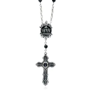 Dark Ruler Rosary Necklace