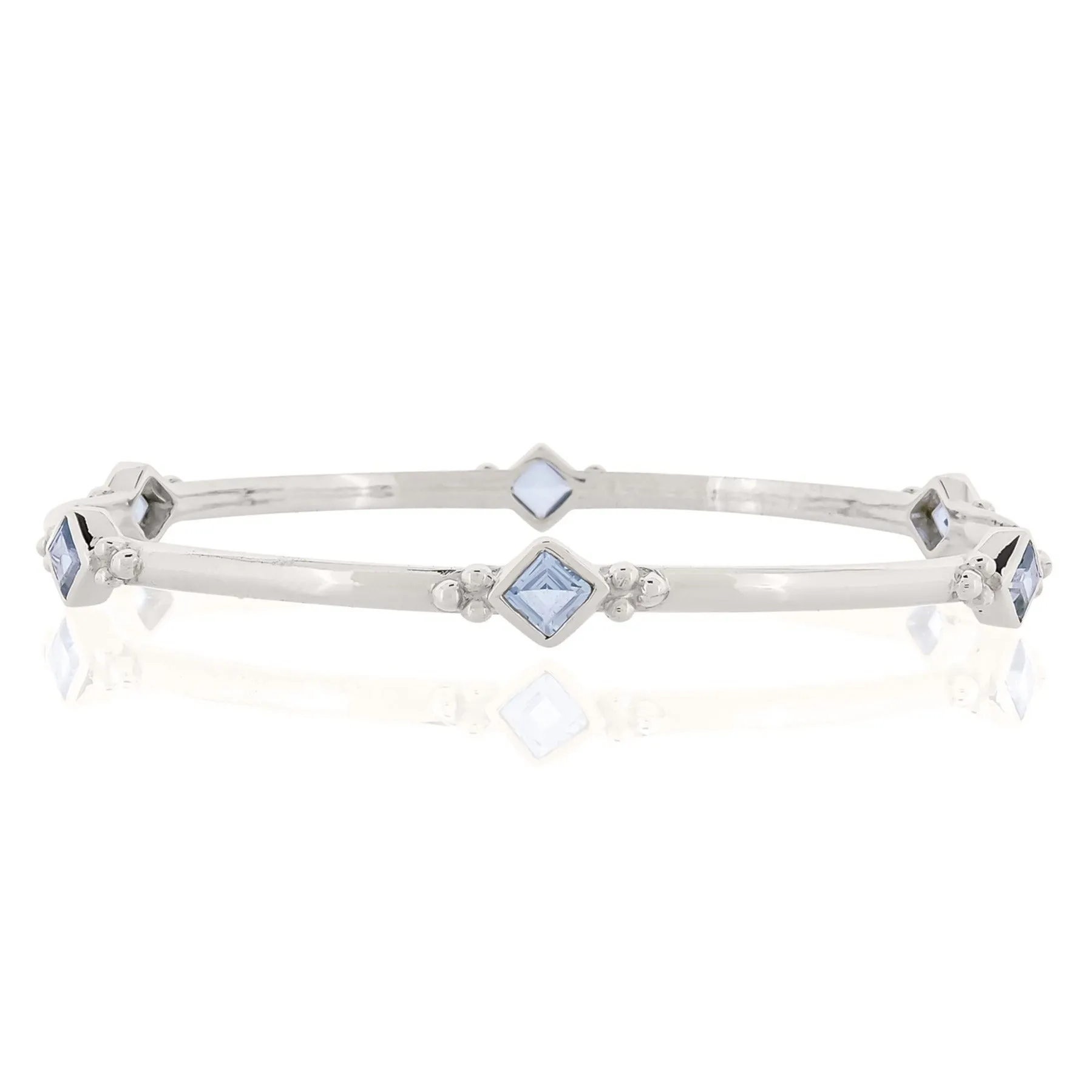 Divinity Princess Bangle - Blue Topaz