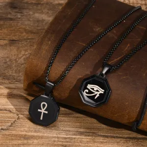Egyptian Ankh Cross Necklaces for Men
