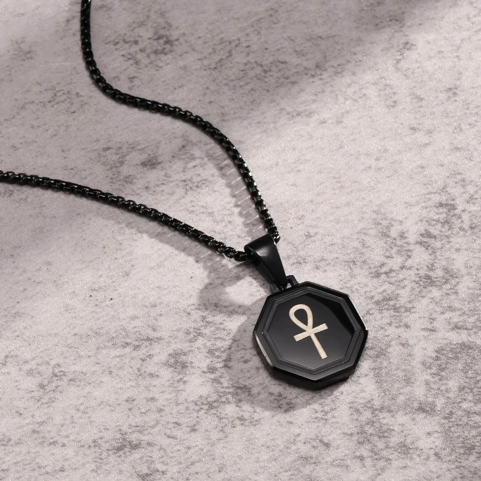 Egyptian Ankh Cross Necklaces for Men