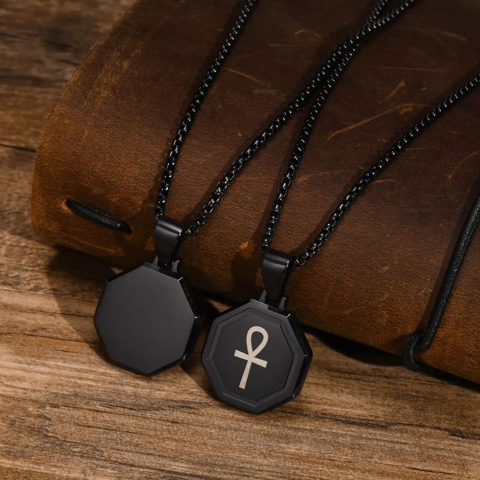Egyptian Ankh Cross Necklaces for Men