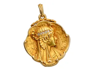 Egyptian Revival Antique Locket