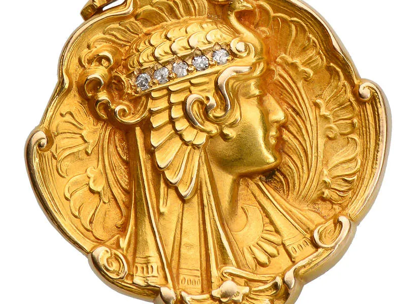Egyptian Revival Antique Locket