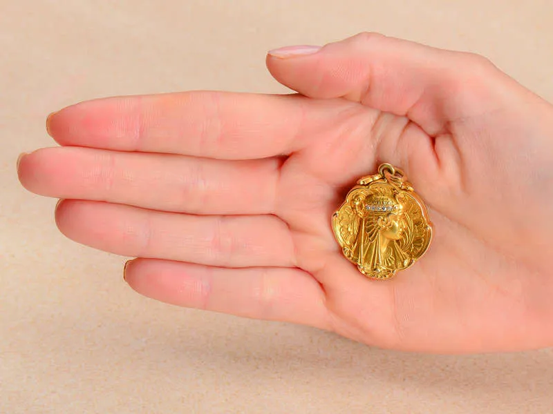 Egyptian Revival Antique Locket