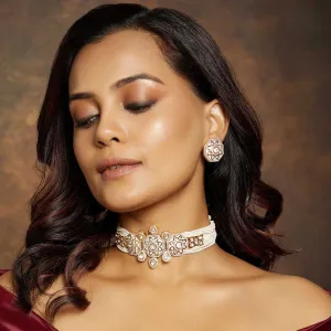 Elegant Pearl Choker Set - MRJBR23NS 25