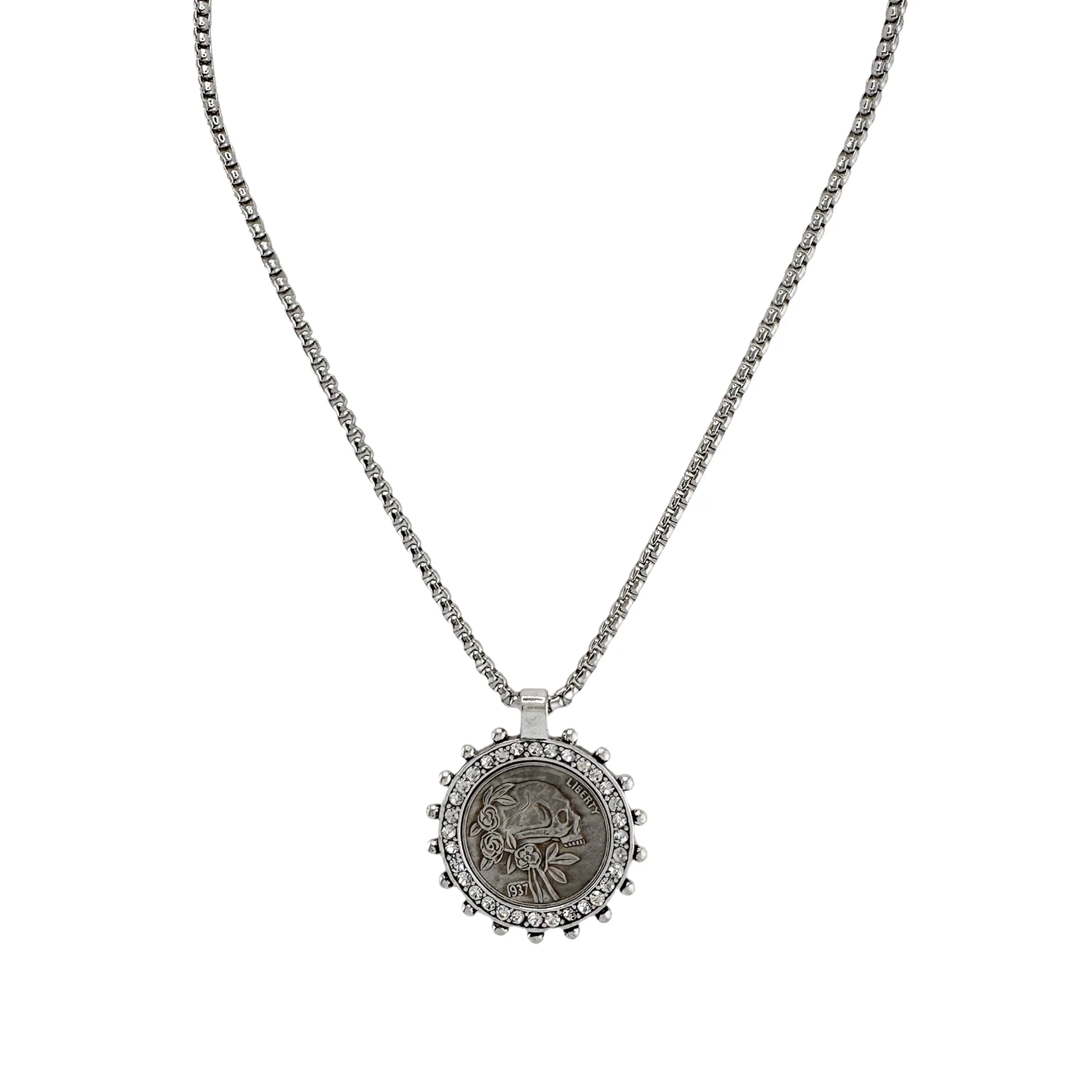 Empire Coin Medallion Necklace