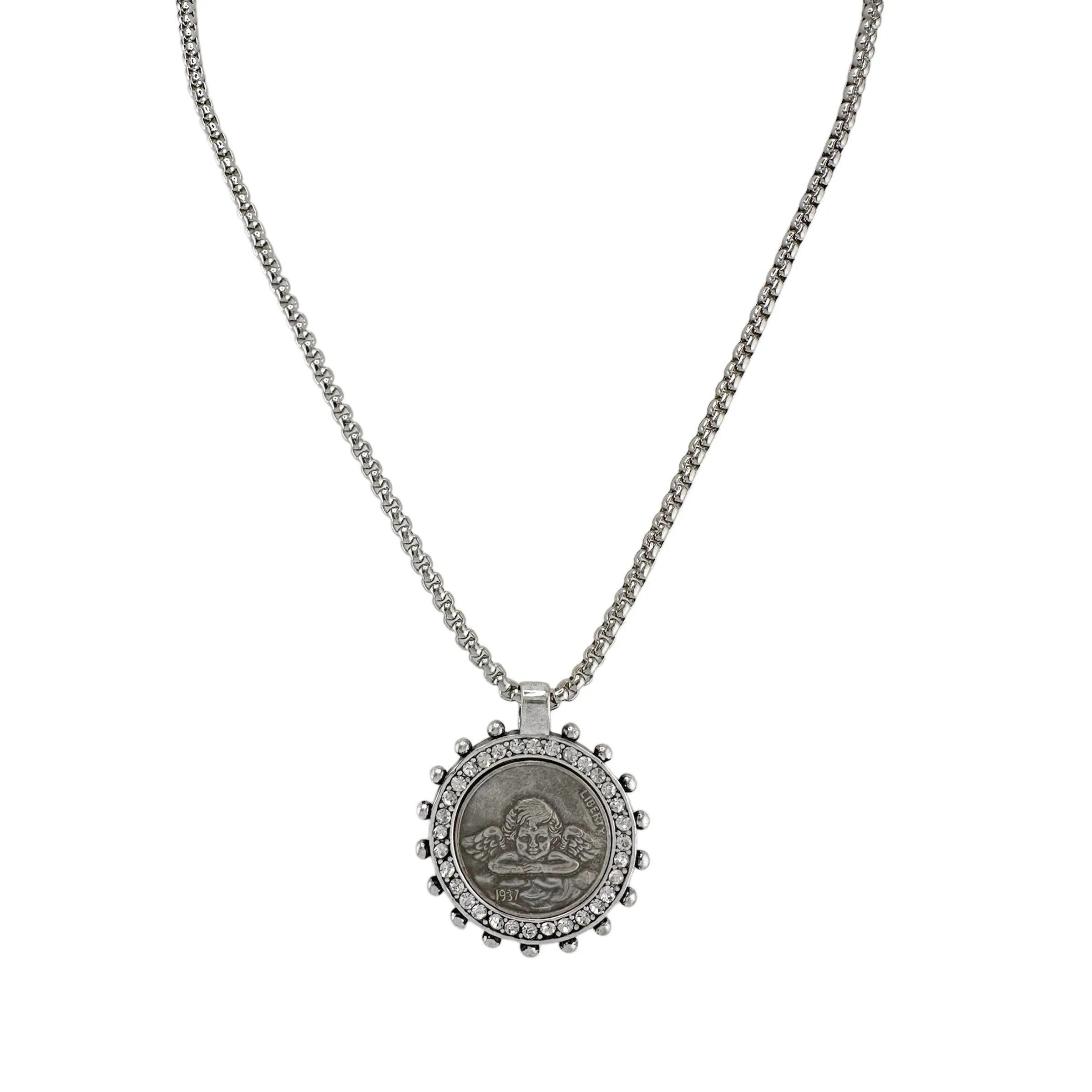 Empire Coin Medallion Necklace