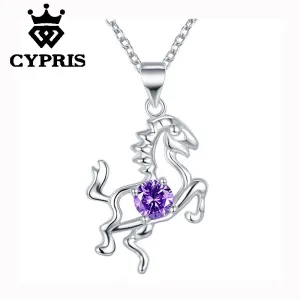 Fashion Horse Pendant Necklace For Women
