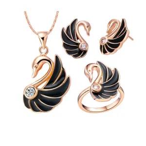 Fashion Swan Pendant Necklace For Women