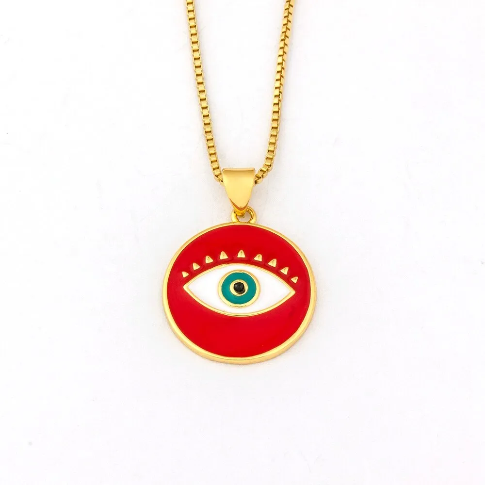 Fashion Trendy Girl Lady Micro Pave CZ Copper Pendent Necklace Gift