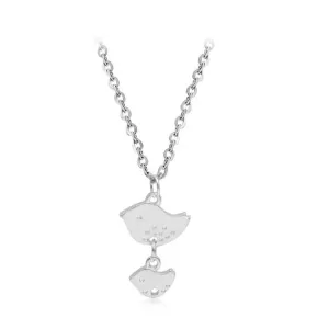 Female Simple Mom and Kid Birds Pendant Neckalce