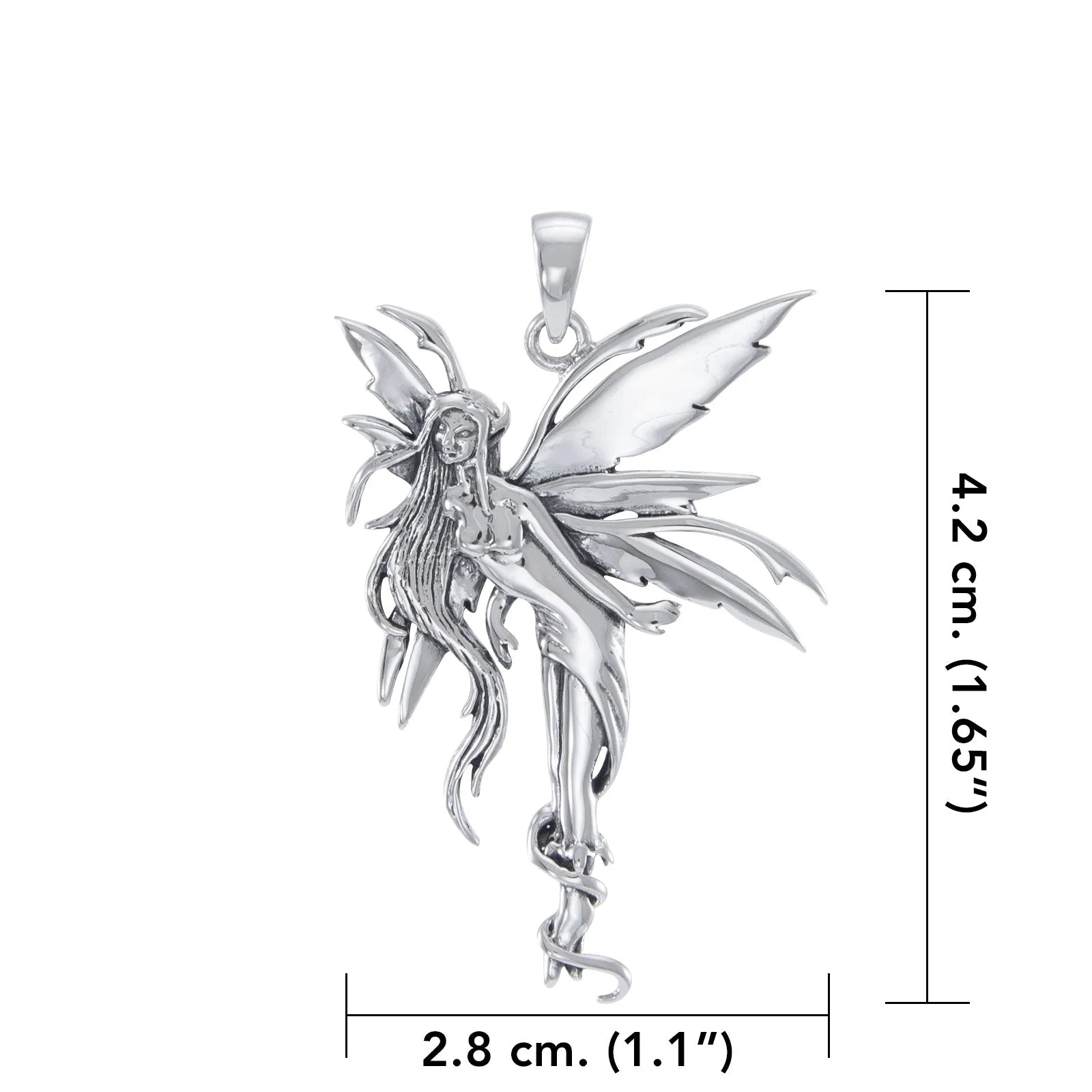 Firefly Fairy Silver Pendant By Amy Brown TP2825
