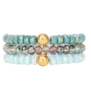 GLACIER BRACELET SET OF 3
