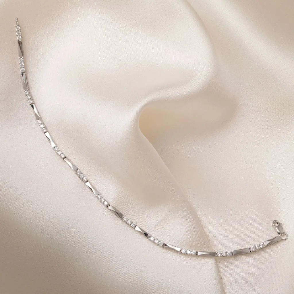 Glimmer Bracelet | 9ct White Gold