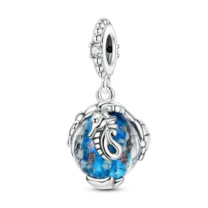 Glow in the Dark Luminous Seahorse Dangle Charm