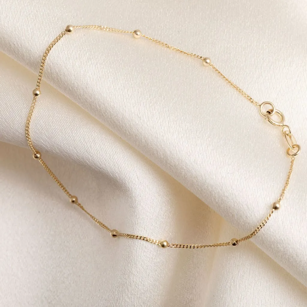 Gold Droplet Bracelet | 9ct Gold