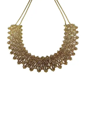 Gold Intricate Necklace By Origen Imports