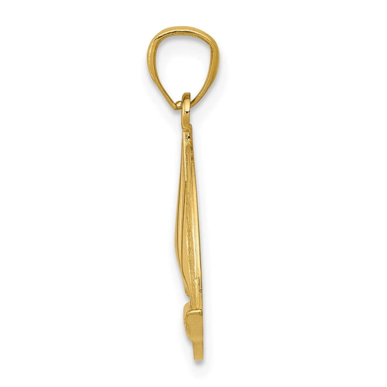 Gold Sailboat Pendant