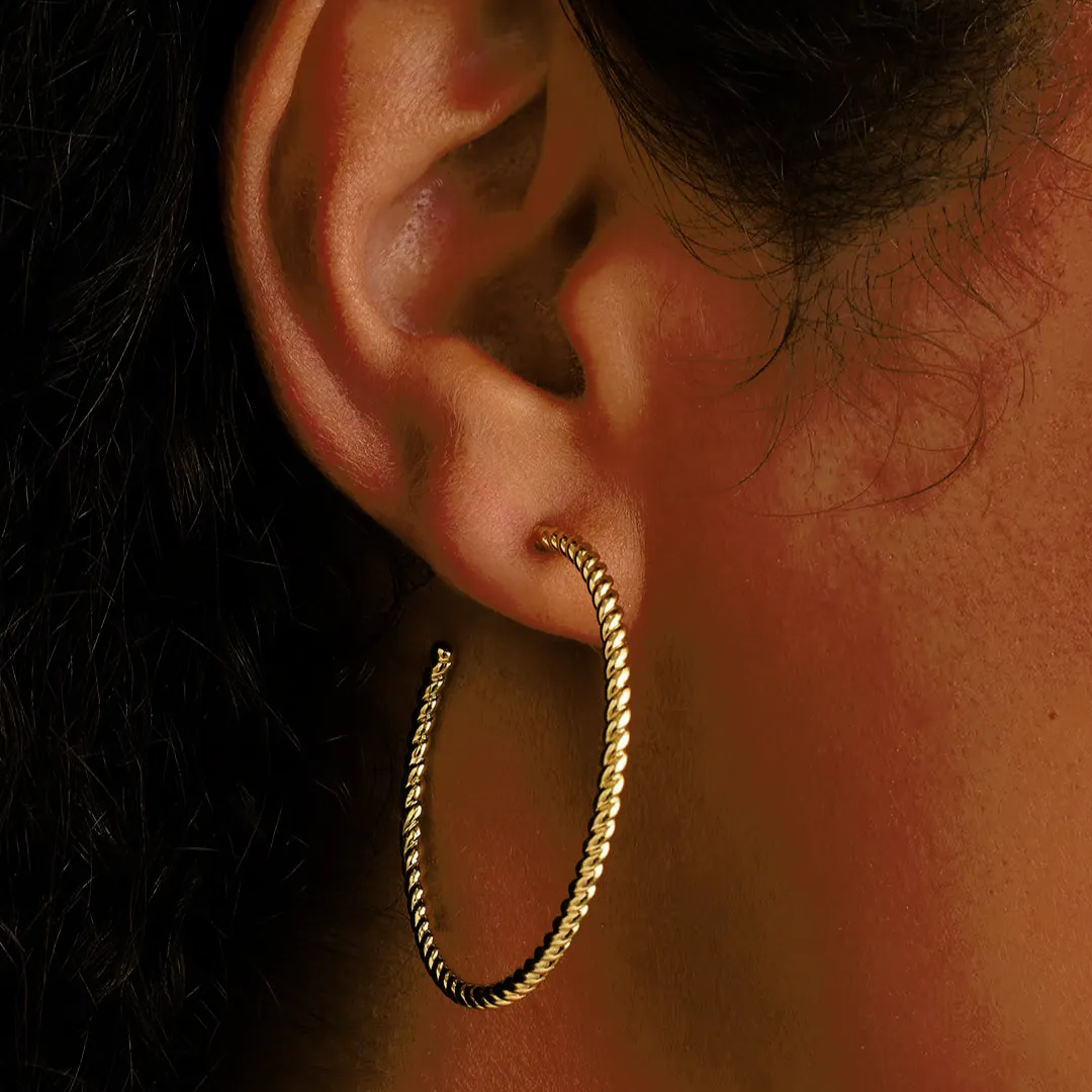 Gorjana Crew Large Hoops